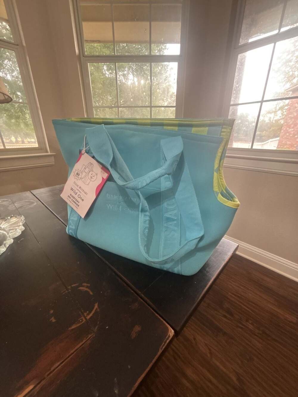 Isaac Mizrahi Loves Wild One Everyday Pet Carrier - Hudson Blue